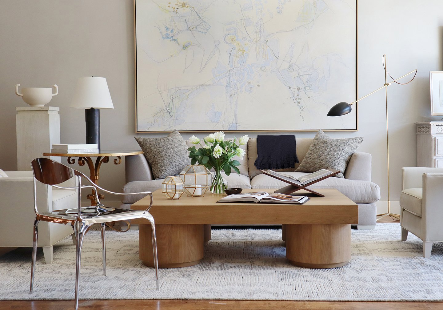 BLACK MOHAIR THROW BLANKET