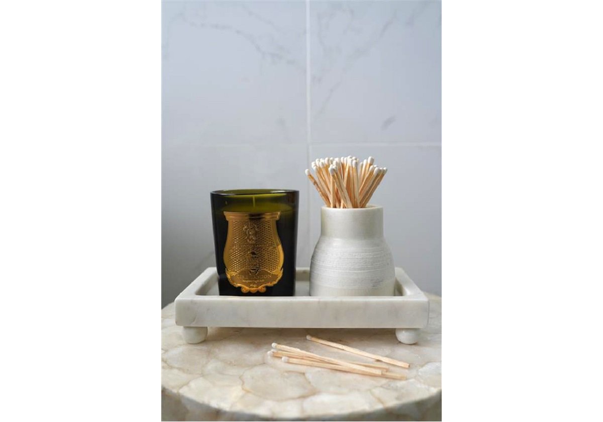 MARBLE MATCH HOLDER