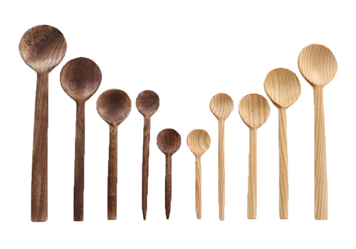 HAND CARVED MAKER'S SPOON SET