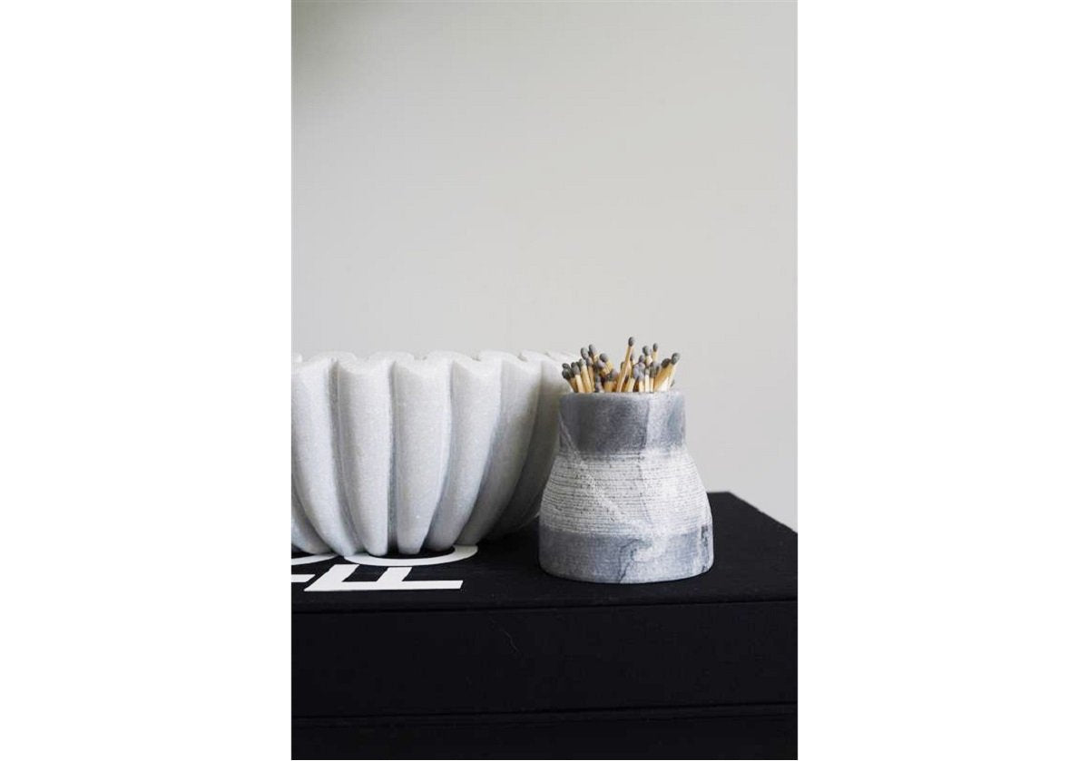 MARBLE MATCH HOLDER