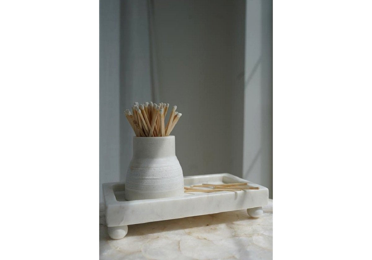 MARBLE MATCH HOLDER